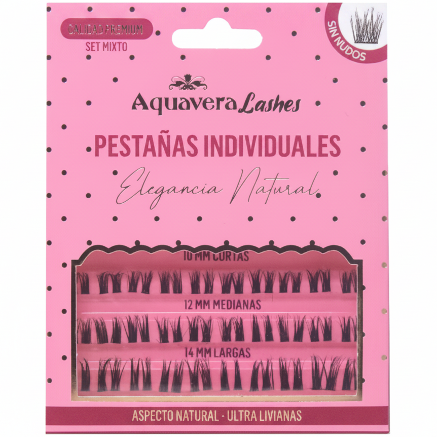 AQUAVERA PESTAÑAS INDIVIDUALES ELEGANCIA NATURAL
