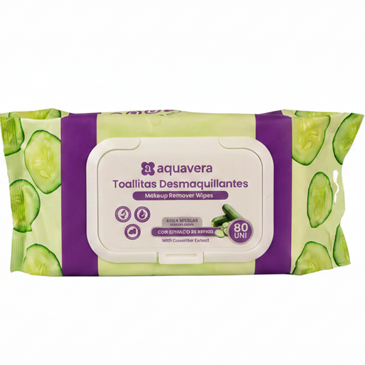 AQUAVERA TOALLA DESMAQUILLANTE PEPINO 80UND