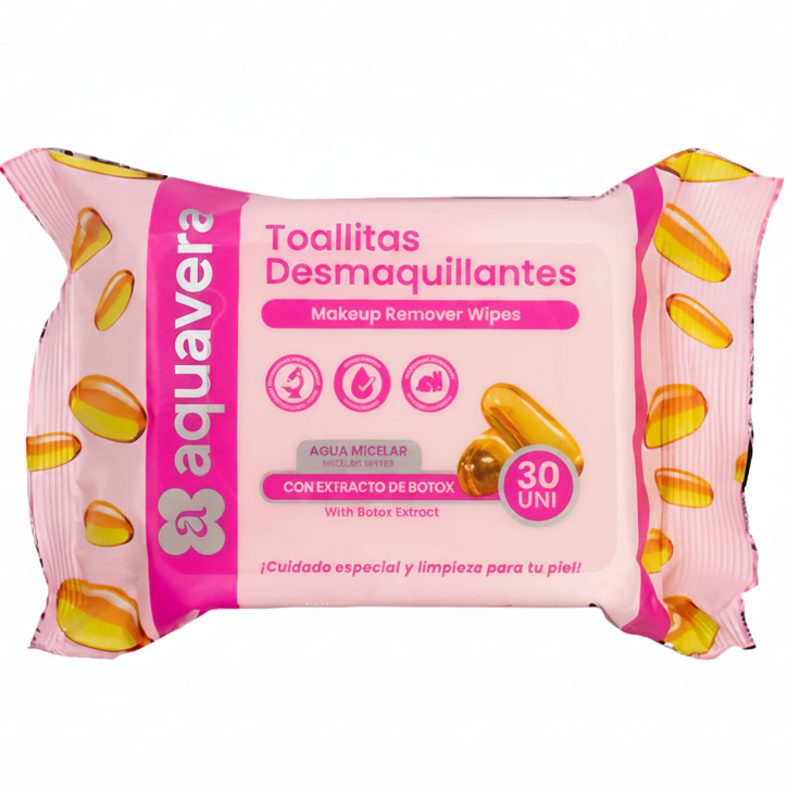AQUAVERA TOALLAS DESMAQUILLANTES BOTOX 30UND