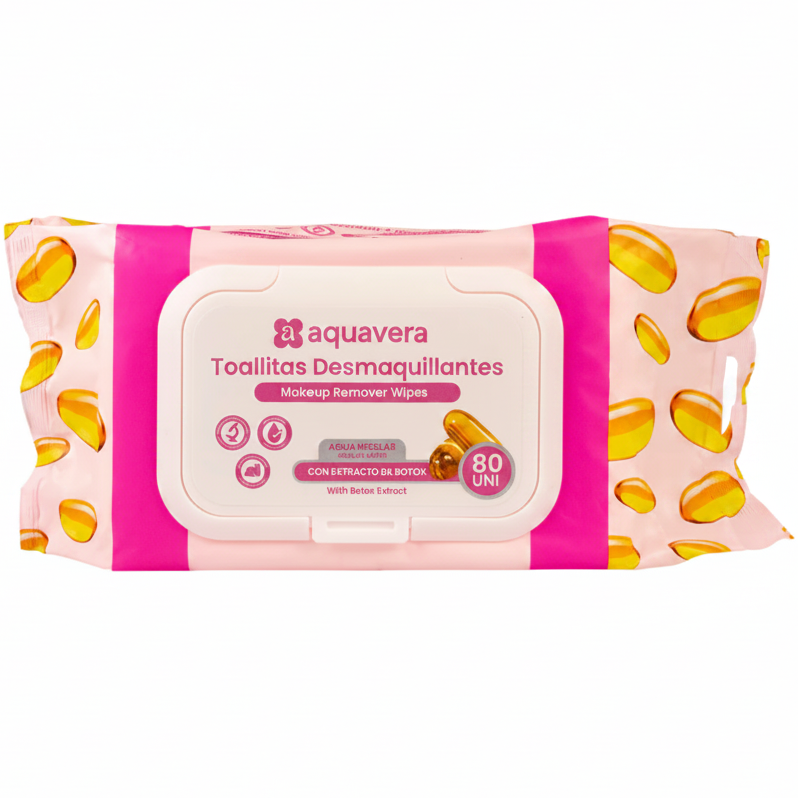 AQUAVERA TOALLAS DESMAQUILLANTES BOTOX 80UND