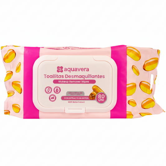AQUAVERA TOALLAS DESMAQUILLANTES BOTOX 80UND