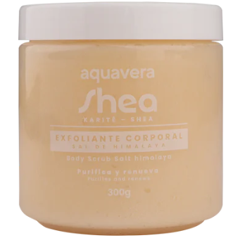 AQUAVERA BODY SCRUB SAL DE HIMALAYA SHEA 300G
