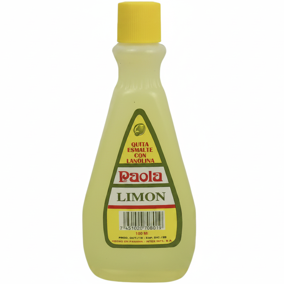 PAOLA LIMON QUITA ESMALTE CON LANOLINA 100ML