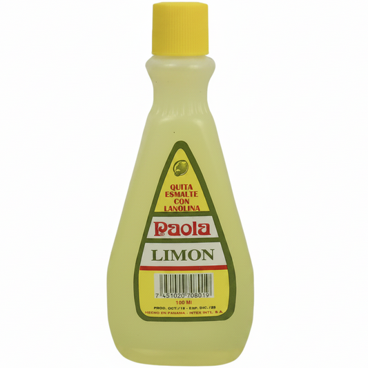 PAOLA LIMON QUITA ESMALTE CON LANOLINA 100ML