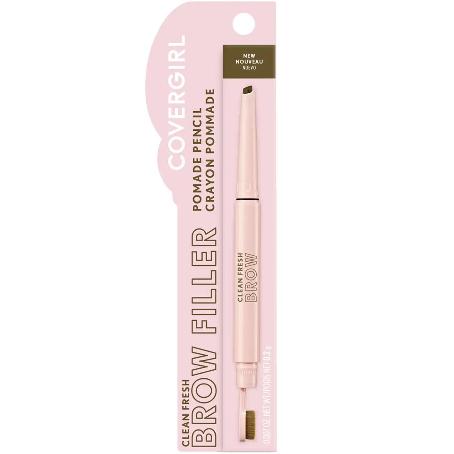 COVERGIRL CLEAN FRESH BROW FILLER POMADE PENCIL 500 MEDIUM BROWN