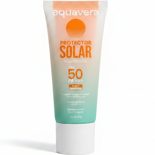 AQUAVERA PROTECTOR SOLAR TUBO DOBLE 2N1 SPF 50
