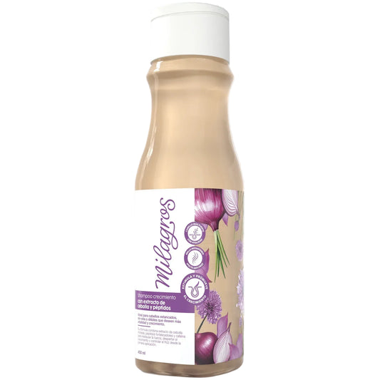 MILAGROS PROFESSIONAL SHAMPOO CRECIMIENTO Y ANTIFRIZZ CEBOLLA 450ML