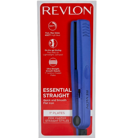REVLON PLANCHA ESSENTIAL STRAIGHT 1" AZUL