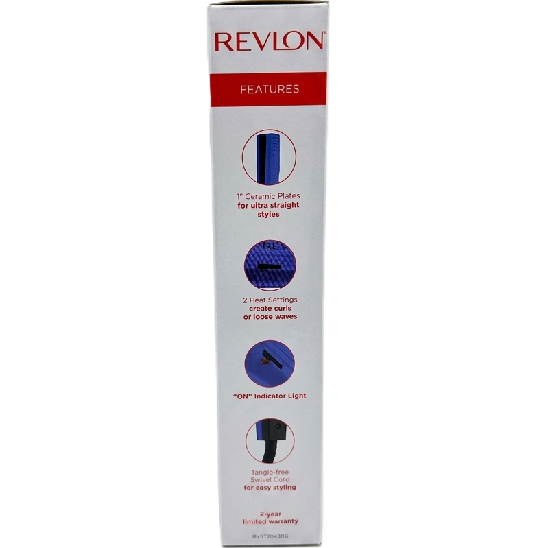REVLON PLANCHA ESSENTIAL STRAIGHT 1" AZUL