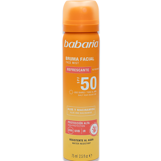 BABARIA BRUMA SOLAR FACIAL SPF 50 75ML