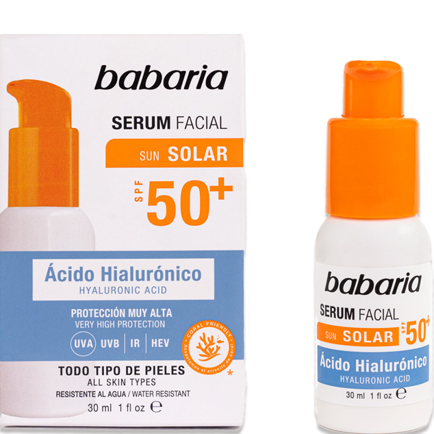 BABARIA SÉRUM SOLAR ÁCIDO HIALURÓNICO 30ML