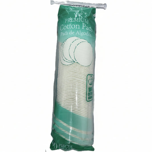 BEAUTY STYLE PREMIUM COTTON PADS 100PCS