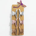 GANCHOS PARA CABELLO CORAZONES CHICOS SET 6 PCS