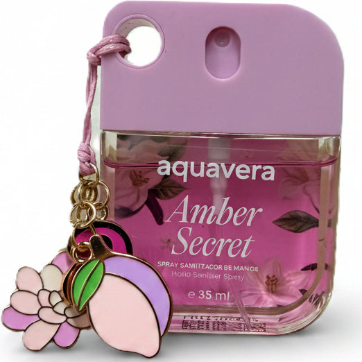AQUAVERA HAND SANITIZER SPRAY AMBER SECRET