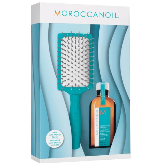 MOROCCANOIL EXCLUSIVES PADDLE + TREATMENT OIL LIGHT 50ML