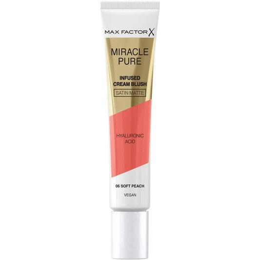 MAX FACTOR MIRACLE PURE INFUSED CREAM BLUSH 06 SOFT PEACH