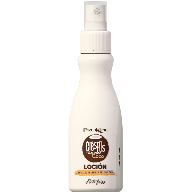 PROKPIL CRESPOS CON AGUA DE COCO LOCIÓN HIDRATANTE ANTIFRIZZ 150ML