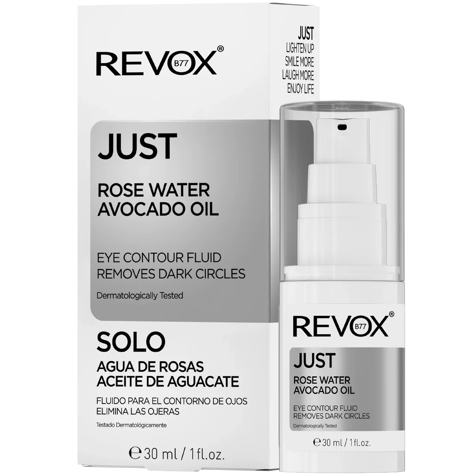REVOX B77 JUST ROSE WATER AVOCADO OIL EYE CONTOUR FLUID