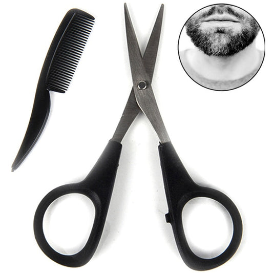STAY BEAUTIFUL SET DE TIJERA Y PEINE DE BARBA