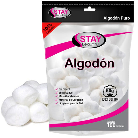 STAY BEAUTIFUL ALGODÓN 50G EMPAQUE