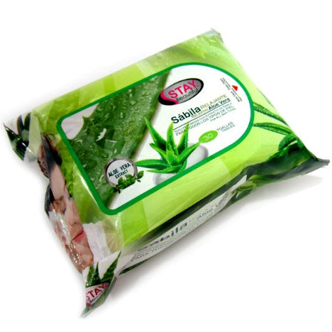 STAY BEAUTIFUL TOALLITAS HUMEDAS ALOE VERA 30UND