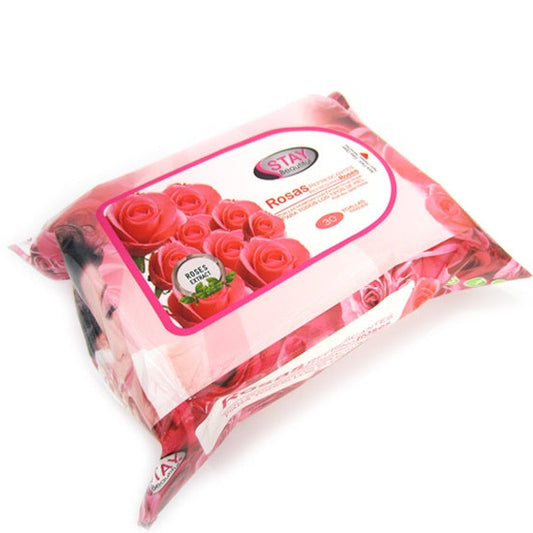 STAY BEAUTIFUL TOALLITAS HUMEDAS ROSAS 30UND