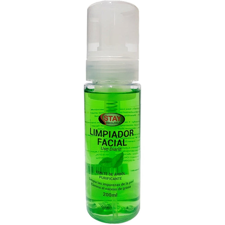 STAY BEAUTIFUL LIMPIADOR FACIAL DE TÉ DE ÁRBOL 200ML