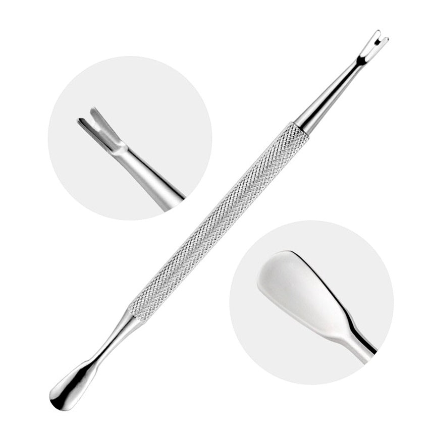 STAY BEAUTIFUL HERRAMIENTA DE MANICURE PATA DE CABRA CON REPUJADOR