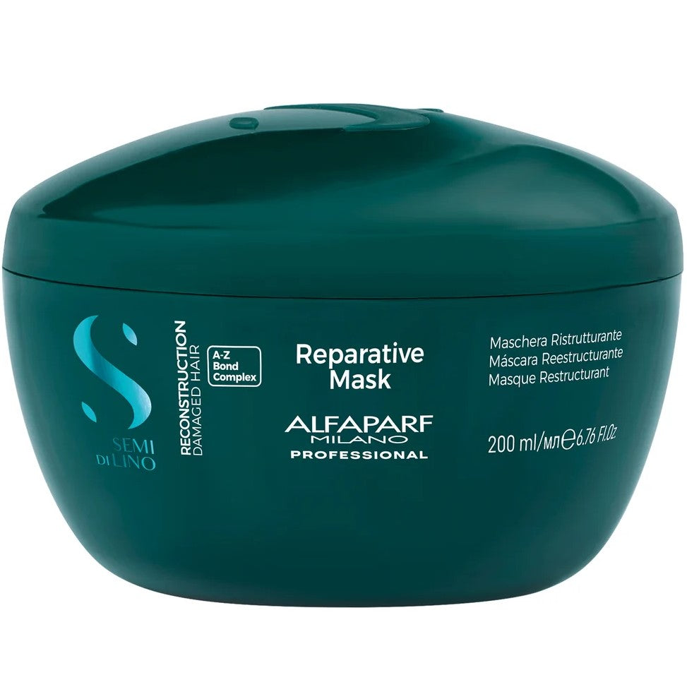 ALFAPARF SEMI DI LINO REPARATIVE MASK 200ML