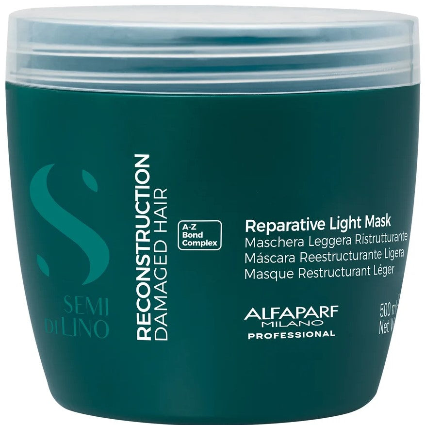 ALFAPARF SEMI DI LINO REPARATIVE LIGHT MASK 500ML