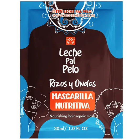 LECHE PAL PELO RIZOS Y ONDAS MASCARILLA NUTRITIVA 30ML