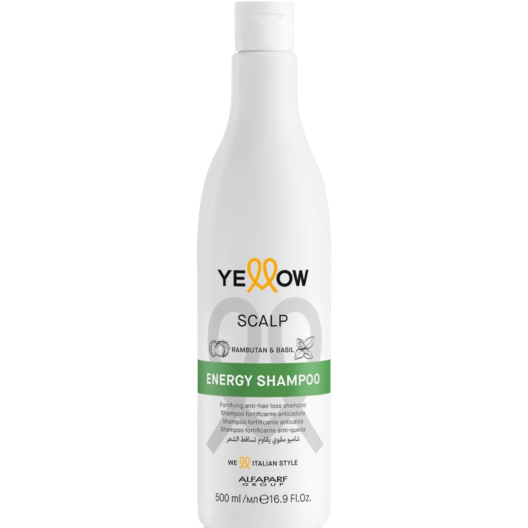 YELLOW PROFESSIONAL SCALP ENERGY SHAMPOO 500ML
