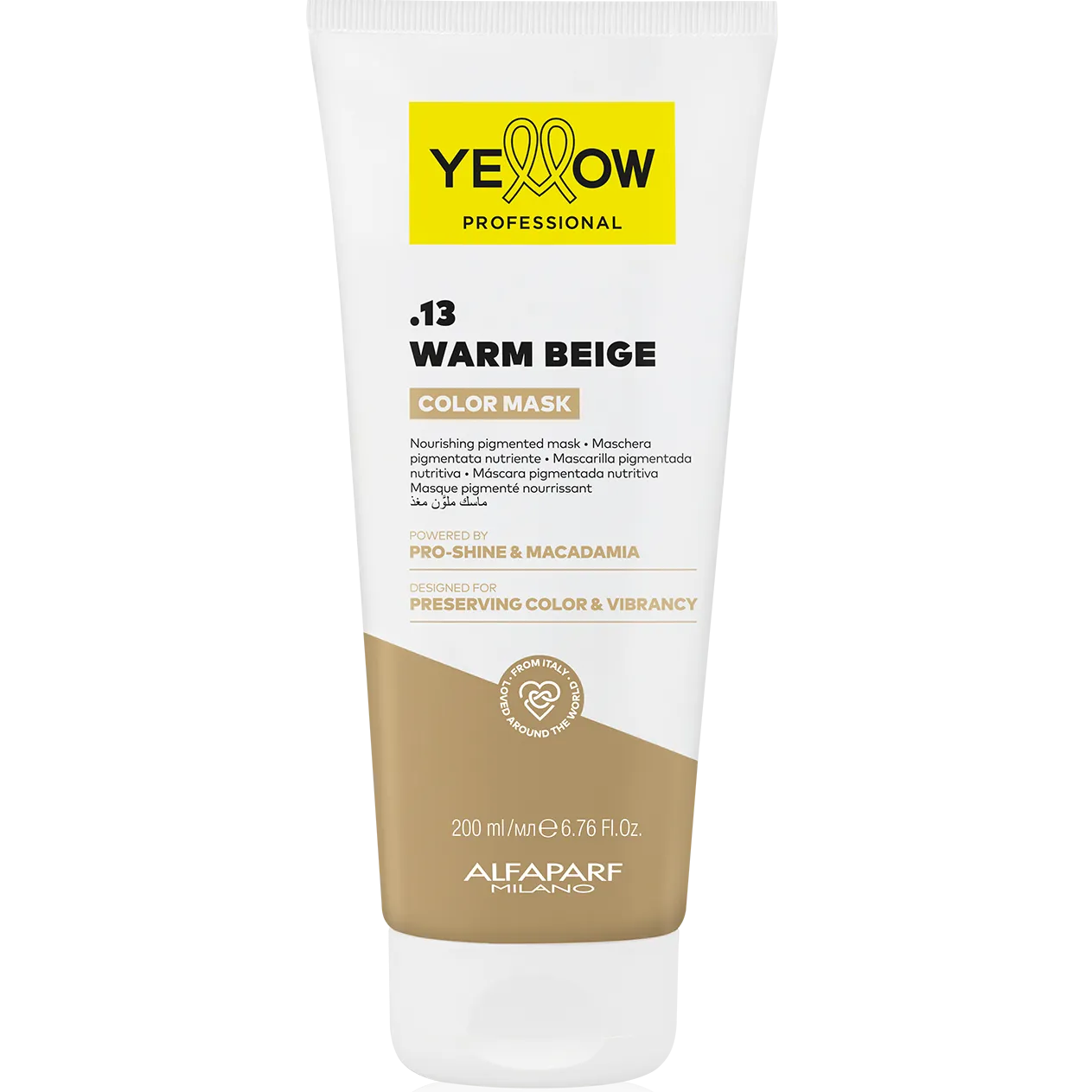 YELLOW PROFESSIONAL COLOR CARE REFRESH MASK .13 WARM BEIGE