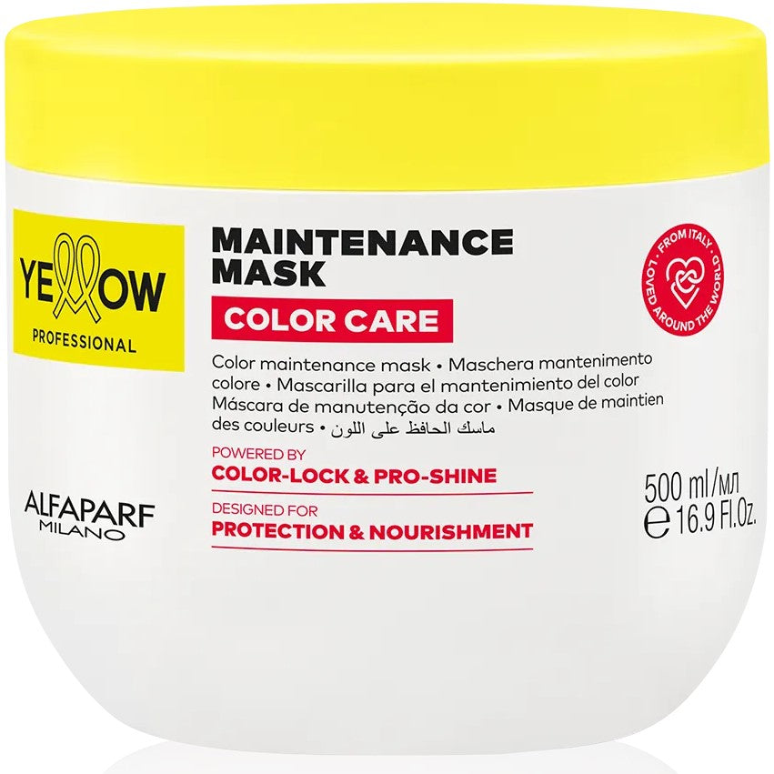 YELLOW PROFESSIONAL COLOR CARE MAINTENANCE MASK 500ML