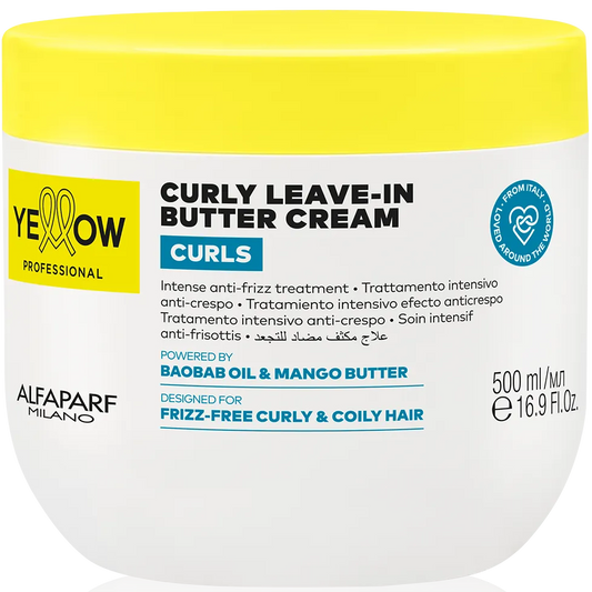 YELLOW PROFESSIONAL CURLS CURLY LEAVE-IN BUTTER CREAM 500ML