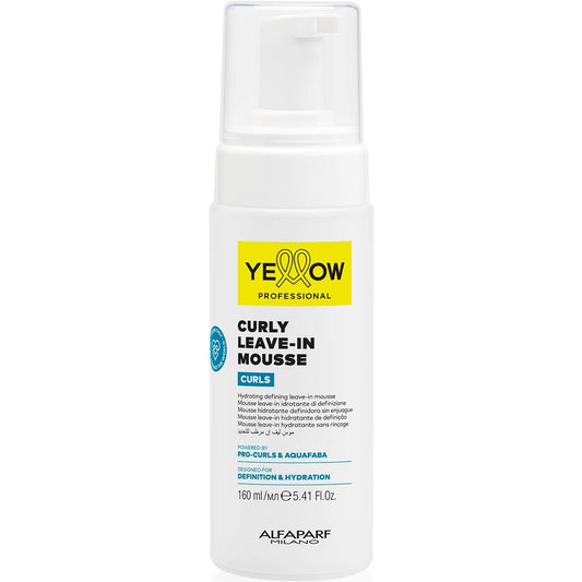 YELLOW PROFESSIONAL CURLS CURLY LEAVE-IN MOUSSE 160ML