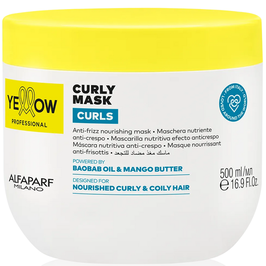 YELLOW PROFESSIONAL CURLS CURLY MASK 500ML