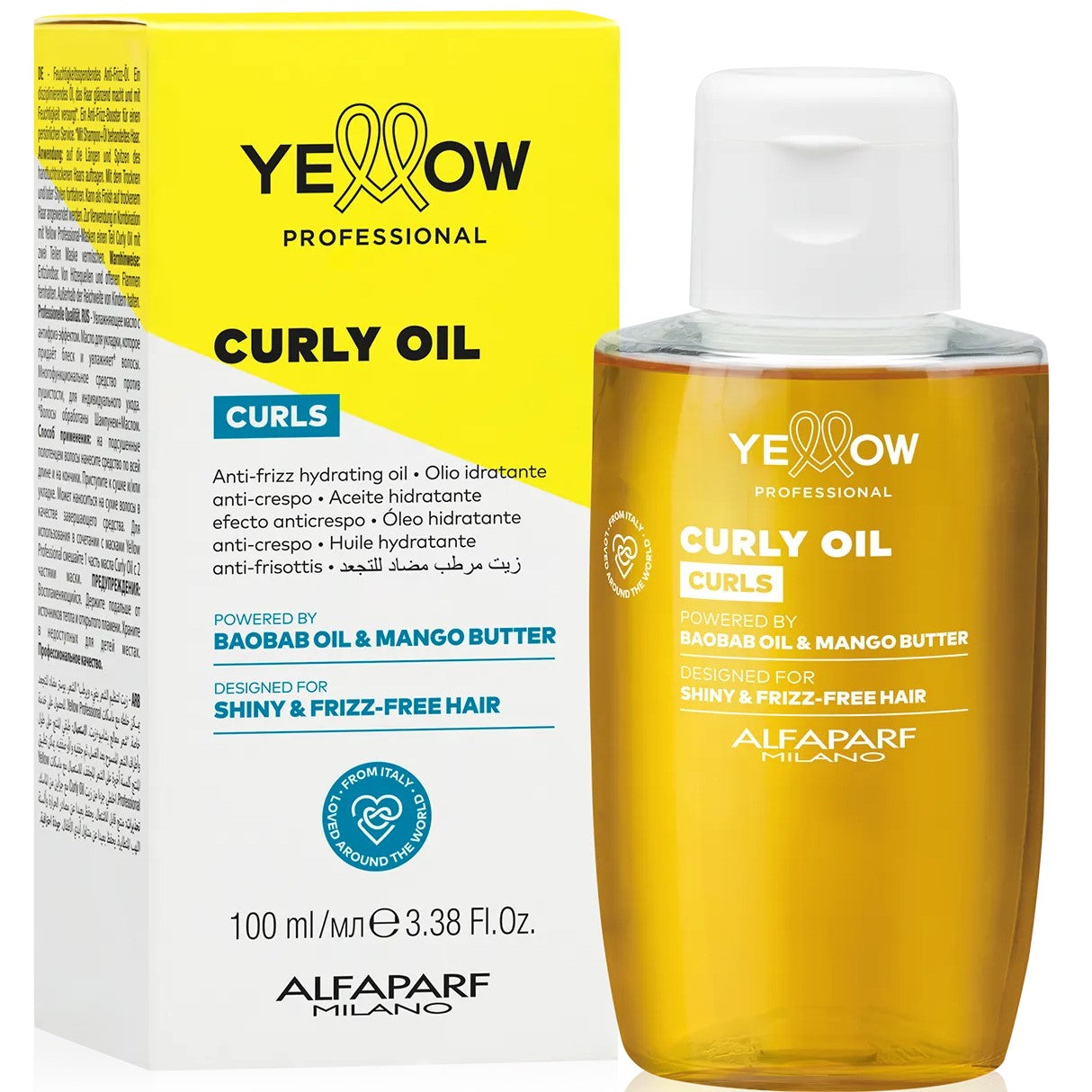 YELLOW PROFESSIONAL CURLS CURLY OIL 100ML