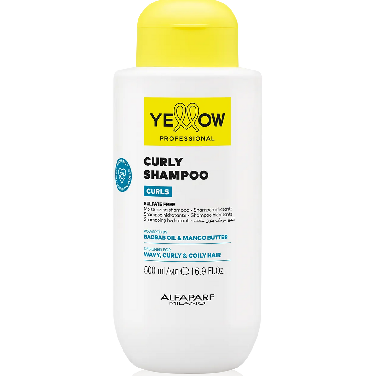 YELLOW PROFESSIONAL CURLS CURLY SHAMPOO 500ML