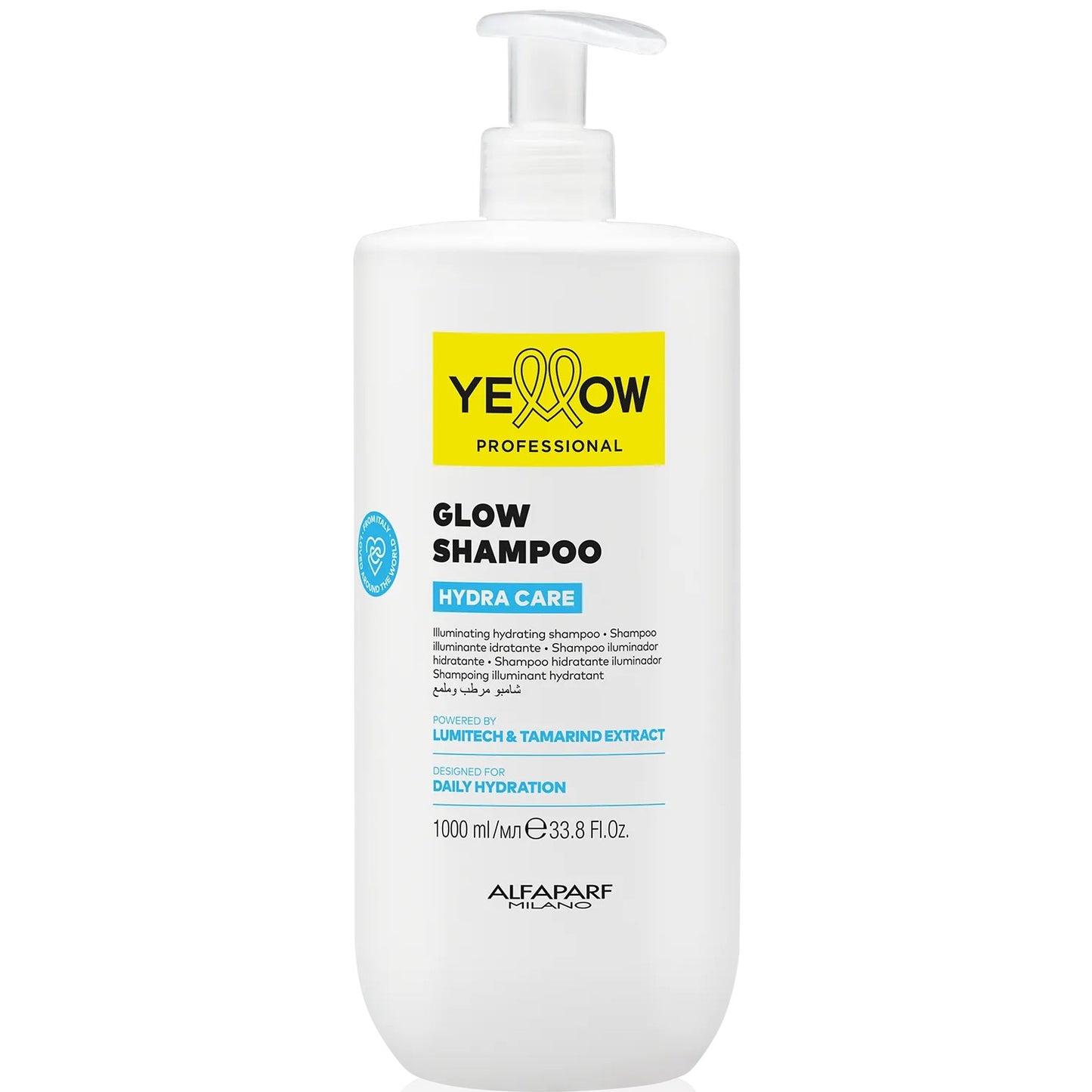 YELLOW PROFESSIONAL HYDRA CARE GLOW SHAMPOO 1000ML