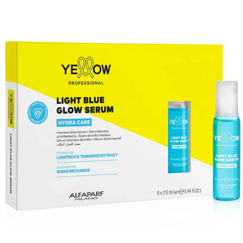 YELLOW PROFESSIONAL HYDRA CARE LIGHT BLUE GLOW SERUM 13ML C/U