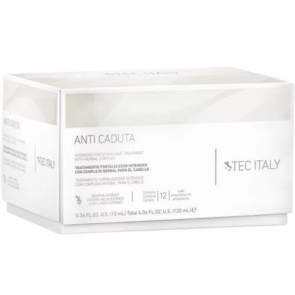 TEC ITALY ANTI CADUTA TRATAMIENTO FORTALECEDOR INTENSIVO CON COMPLEJO HERBAL 10ML C/U