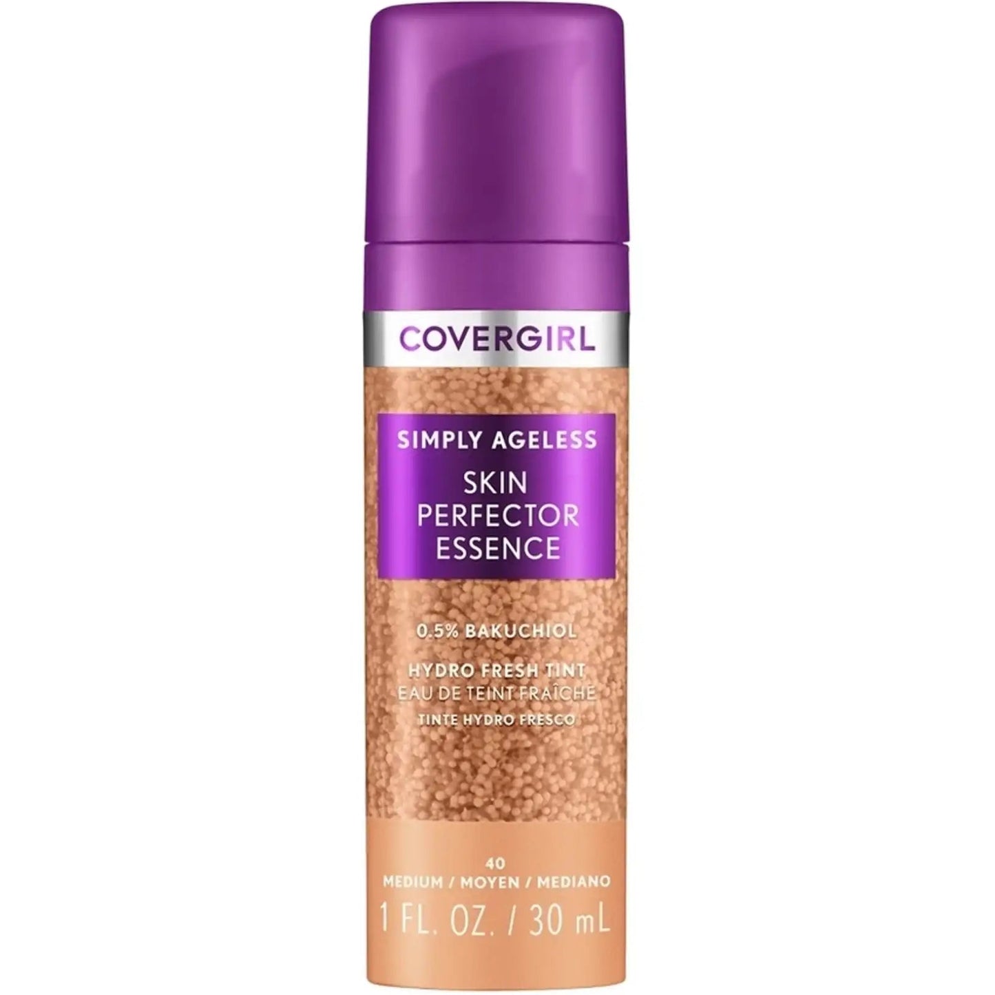 COVERGIRL SIMPLY AGELESS SKIN PROTECTOR FOUNDATION 40 MEDIUM