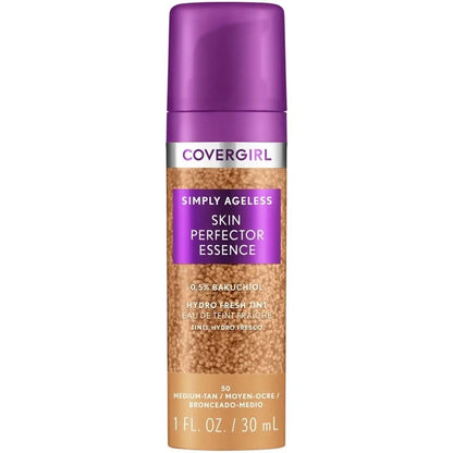 COVERGIRL SIMPLY AGELESS SKIN PROTECTOR FOUNDATION 50 MEDIUM TAN
