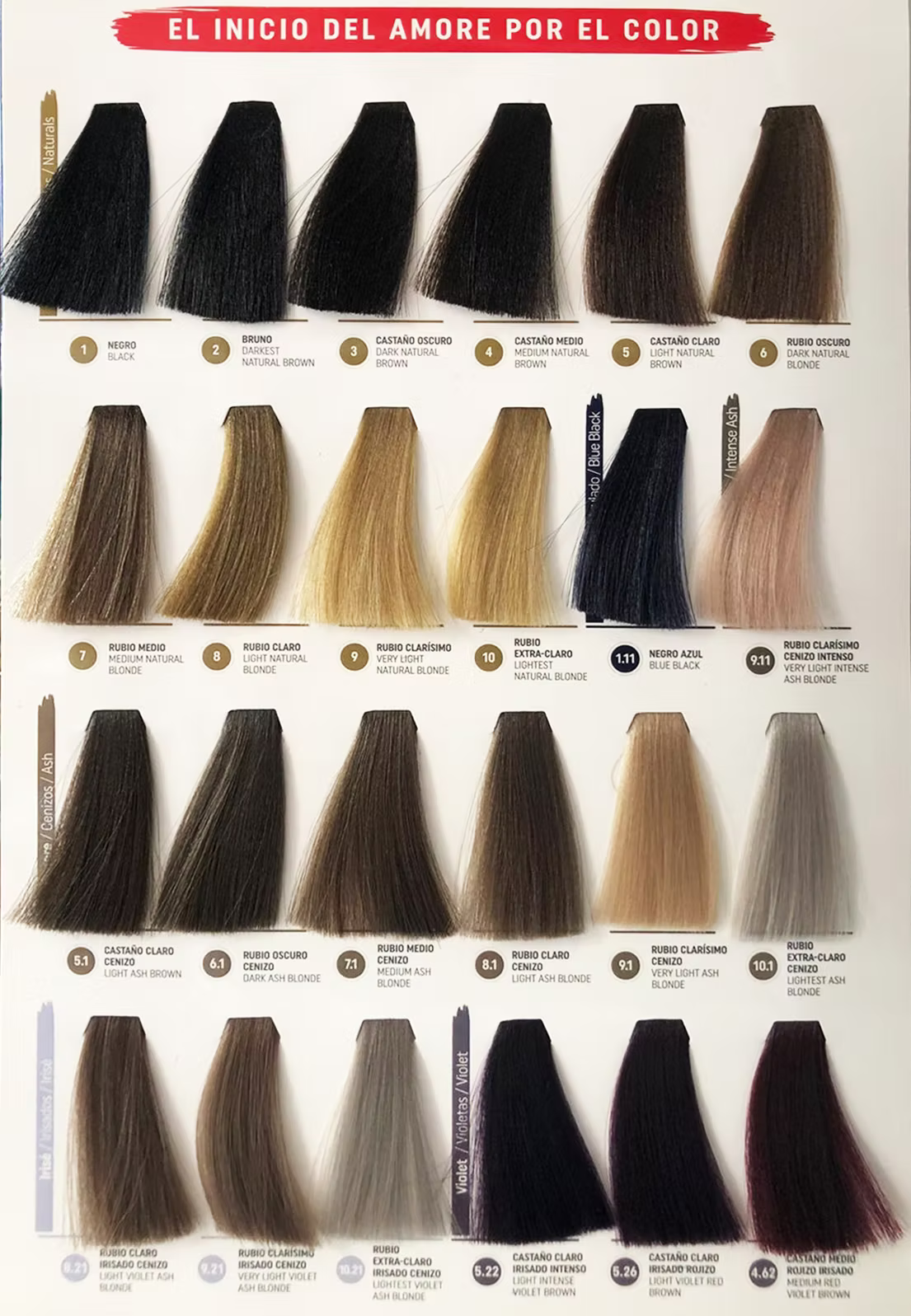 ALFAPARF COLOR AMORE TINTES 90ML + PEROXIDO 20VOL 135ML