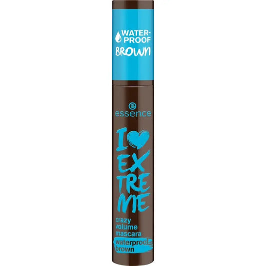 ESSENCE I LOVE EXTREME VOLUME MASCARA WATERPROOF BROWN