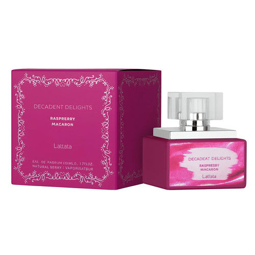 LATTAFA DECADENT DELIGHTS RASPBERRY FRUIT MACARON E.D.P 50ML