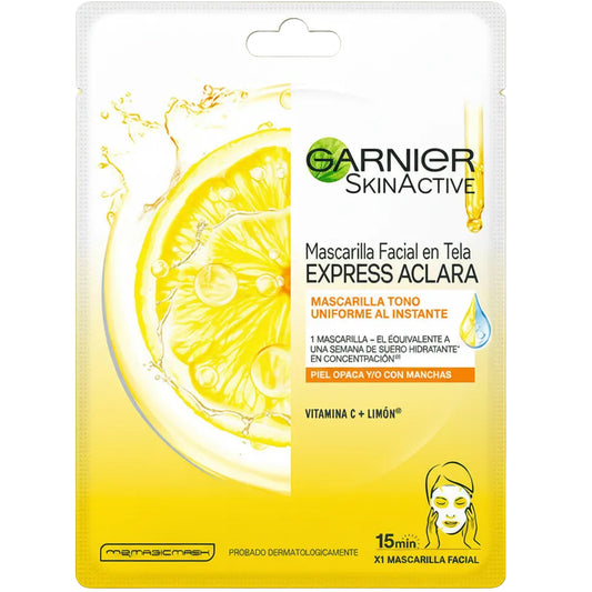 GARNIER SKIN ACTIVE EXPRESS ACLARA MASCARILLA V.C.