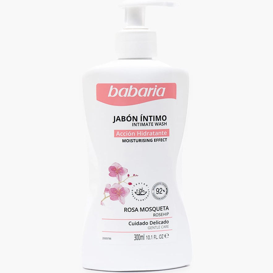 BABARIA JABÓN ÍNTIMO ROSA MOSQUETA 300ML