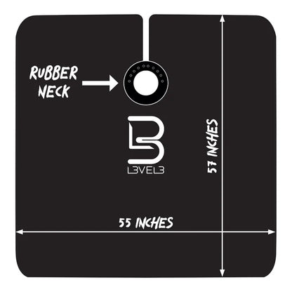 LEVEL3 CAPA NEGRA CUELLO DE GOMA